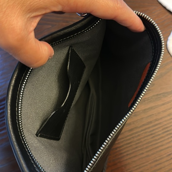 Shinola Detroit Black Leather Slim Crossbody - Picture 9 of 12